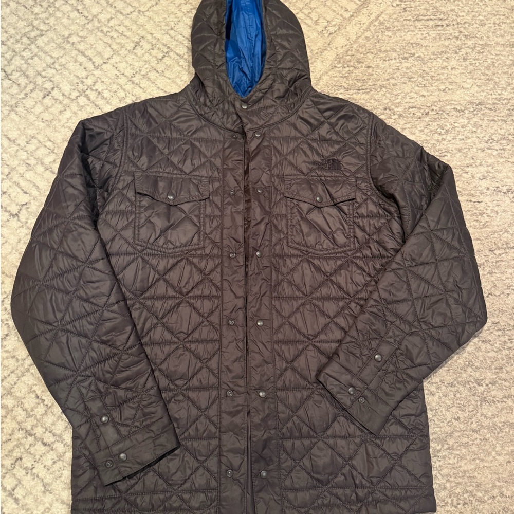 The North Face Quilted Black Jacket - Boys 18-20